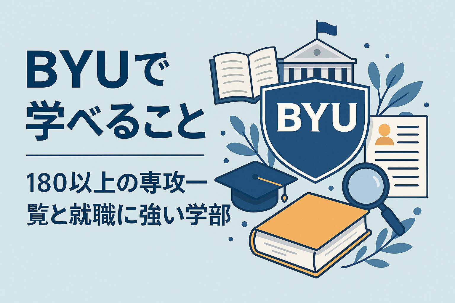 BYUで学べること|180以上の専攻一覧と就職に強い学部 1 BYUで学べること|180以上の専攻一覧と就職に強い学部