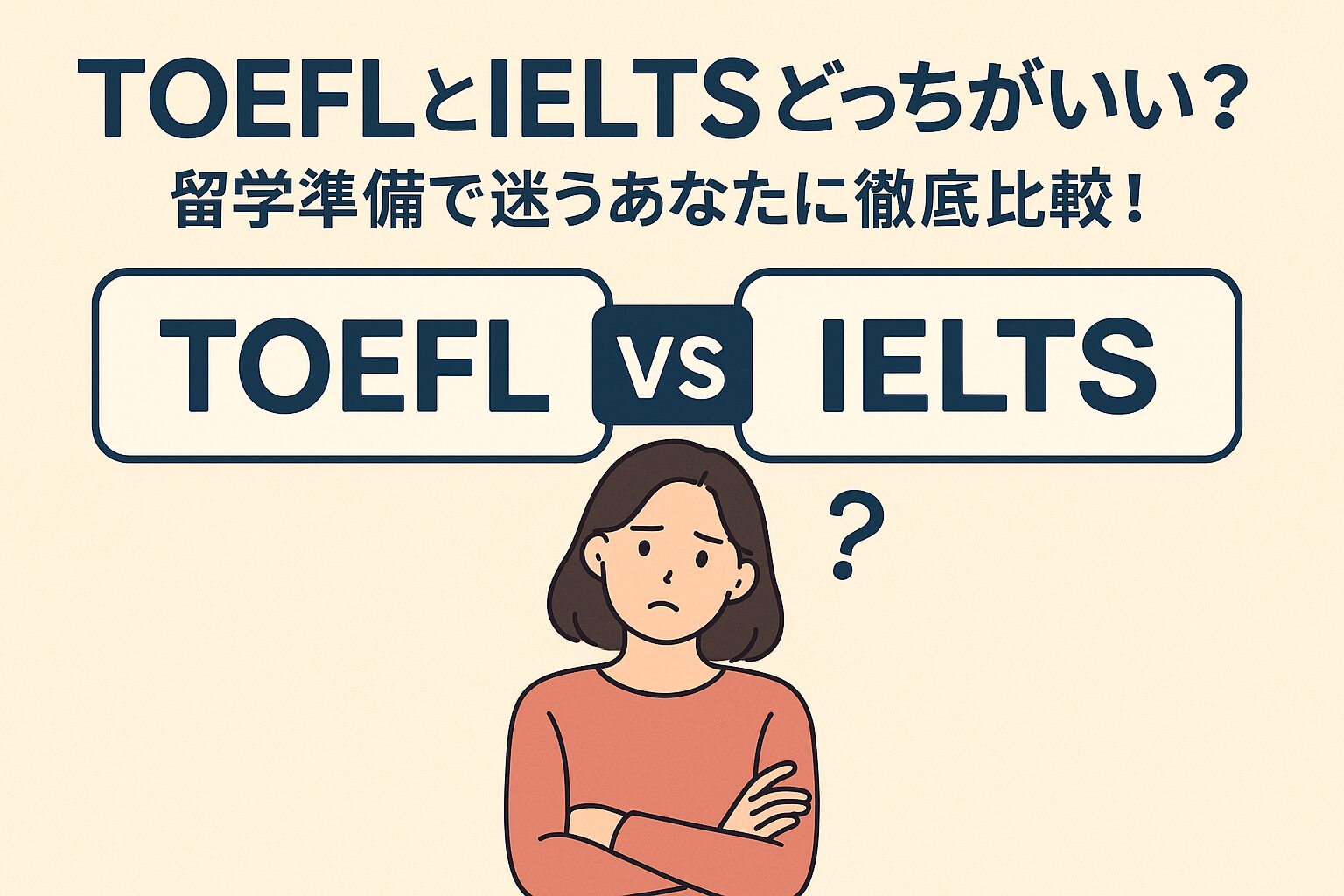 TOEFLとIELTSどっちがいい？留学準備で迷うあなたに徹底比較！